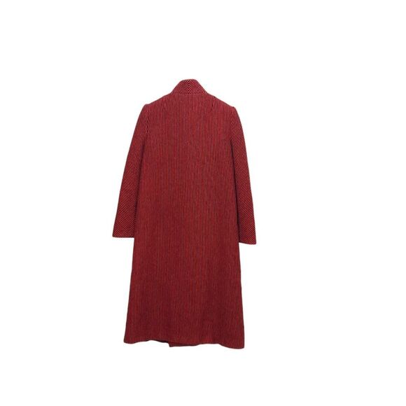 VTG Pauline Trigere Wool Old Money Vintage Longline Double Breasted Peacoat - Picture 8 of 14